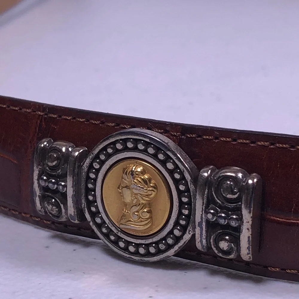 VINTAGE 1996 Brighton Museum Leather Belt - Picture 8 of 11